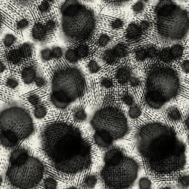 Animal Skin Black White Dots