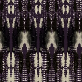 Abstract Ethnic Ikat Stripes on Lilac