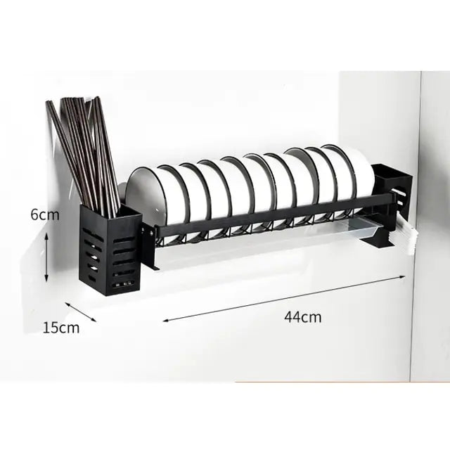 Kitchen Wall Mounted Dish Drying Rack - Shopydrop24