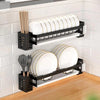 Kitchen Wall Mounted Dish Drying Rack - Shopydrop24