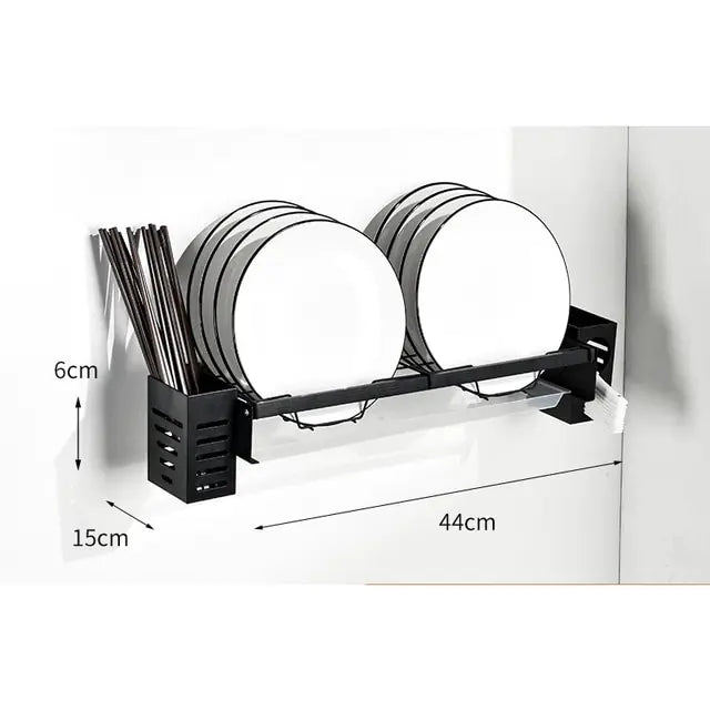 Kitchen Wall Mounted Dish Drying Rack - Shopydrop24